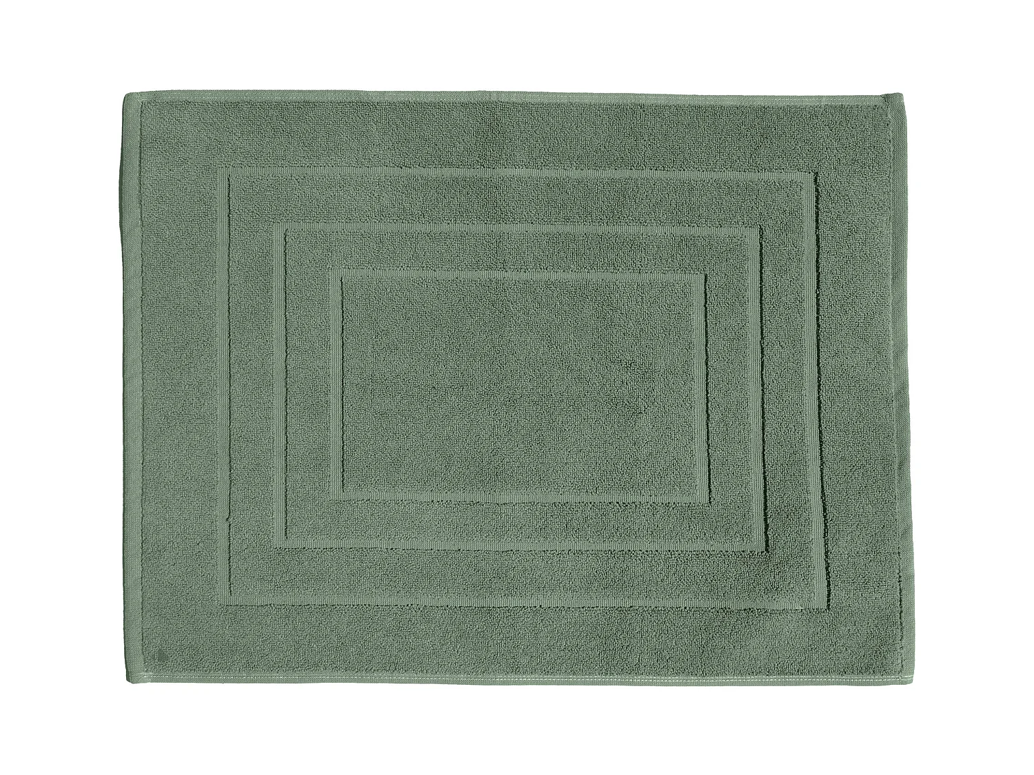 Tapis de bain coton 1000g/m2 collection NAÏA 80x60 cm vert Olive