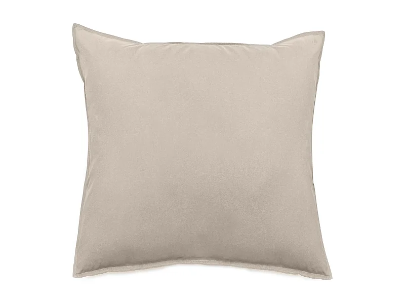 Taie d'oreiller lin et coton 65x65 cm collection OPERA beige ficelle