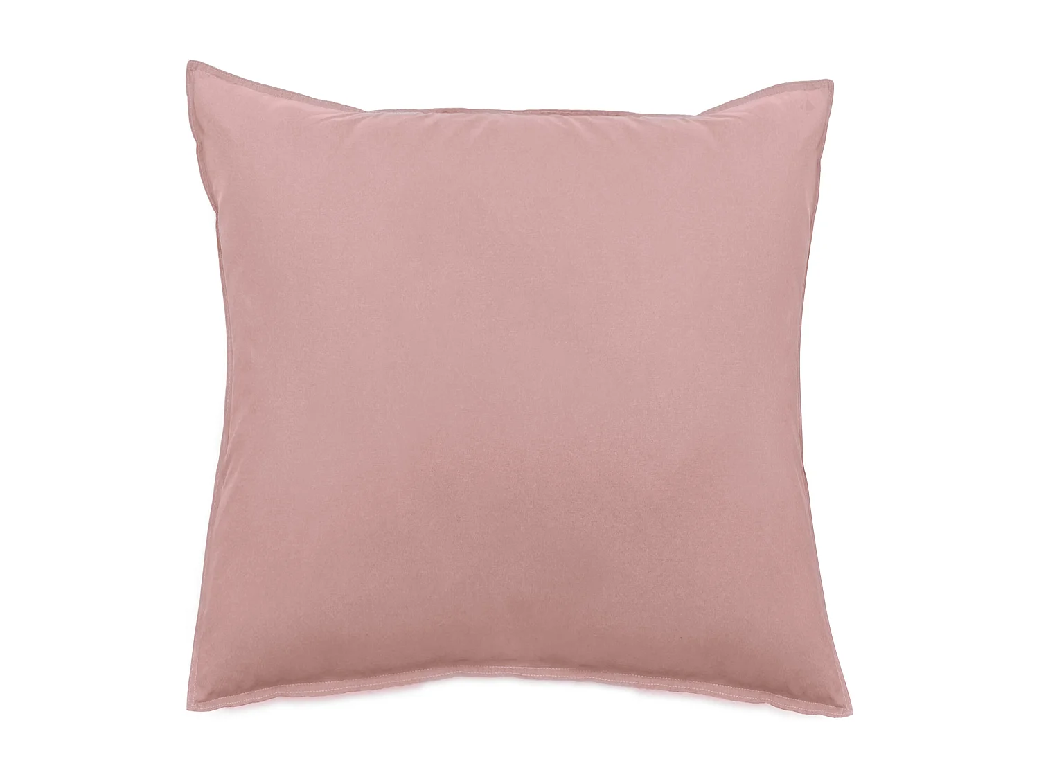 Taie d'oreiller lin et coton 65x65 cm collection OPERA couleur rose