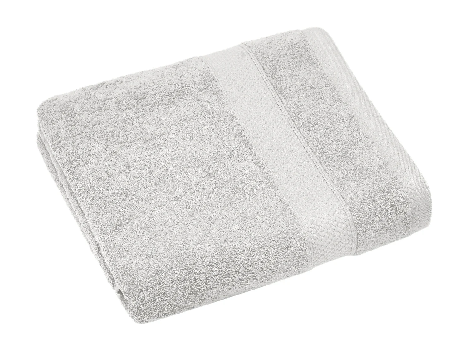 Drap de bain coton 550 g/m2 95x140 cm collection NAÏA blanc Craie