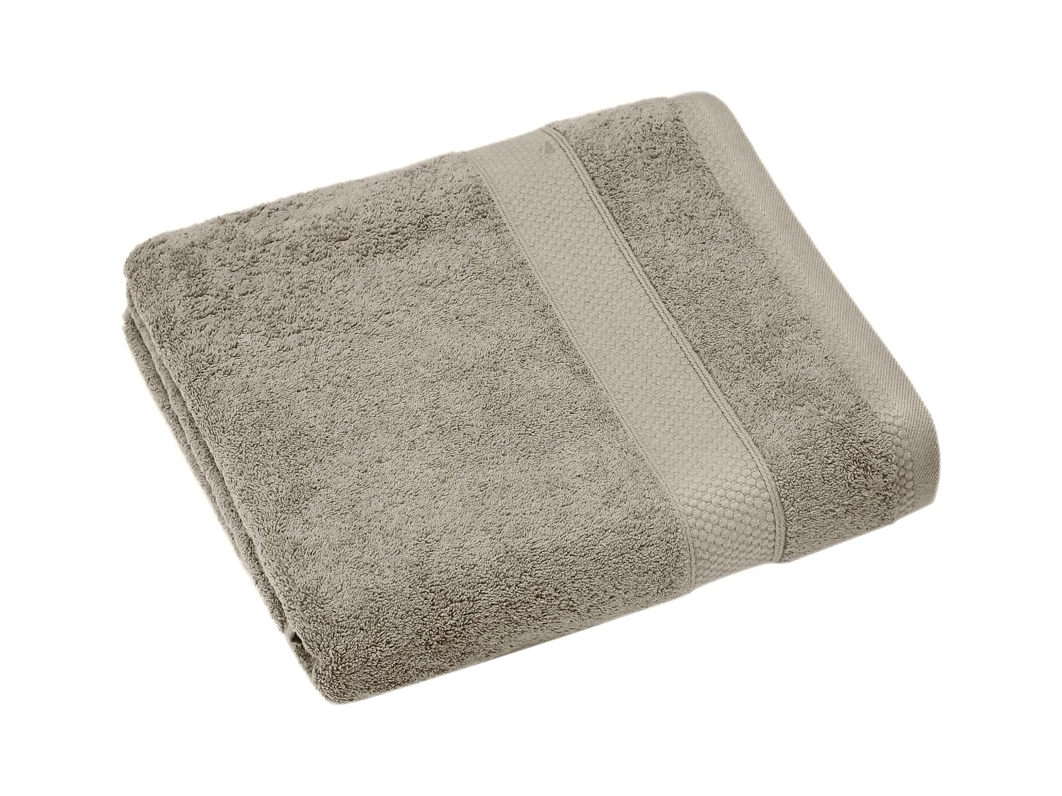 Drap de bain coton 550 g/m2 95x140 cm NAÏA beige Chanvre