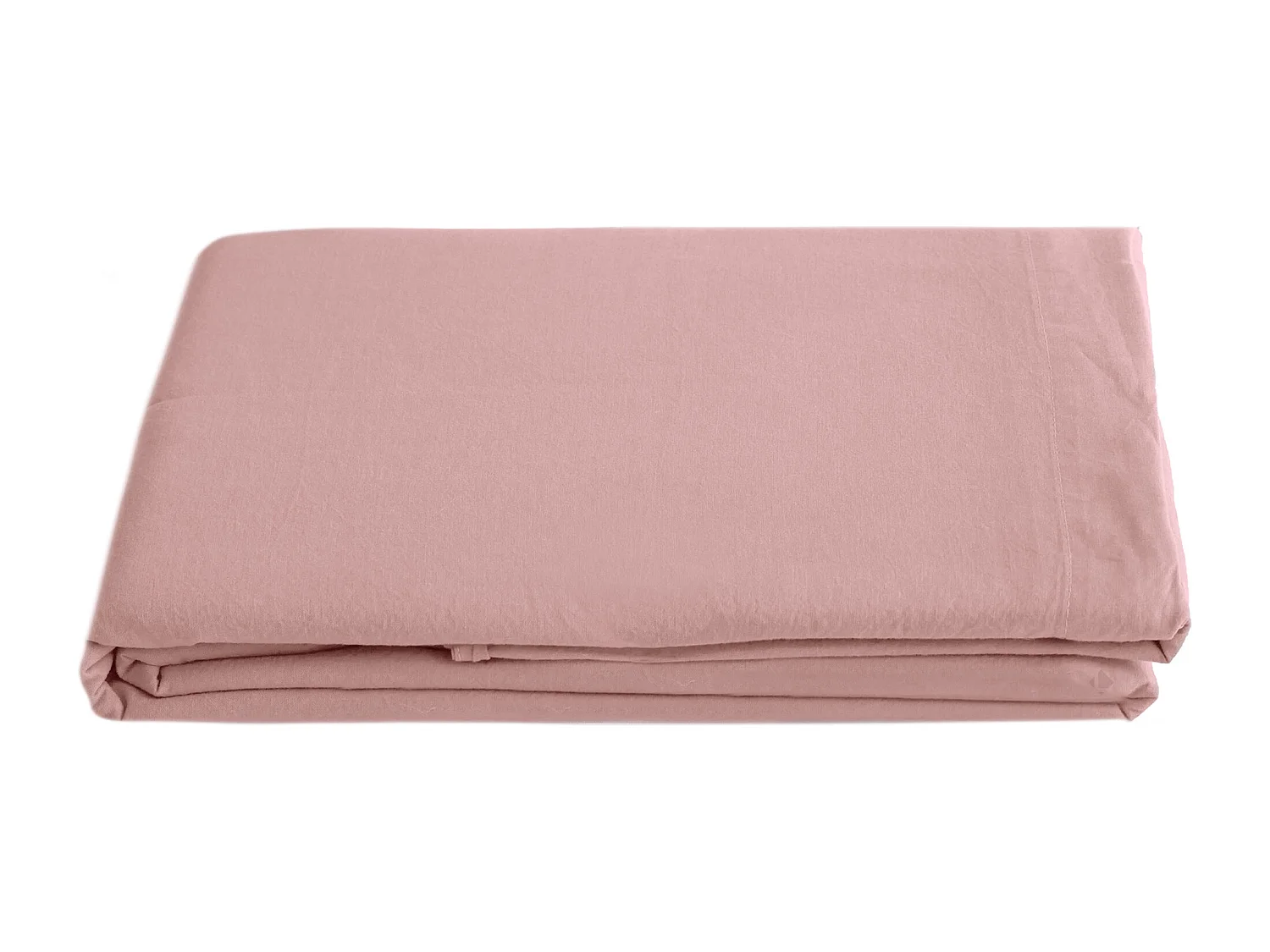 Drap plat lin et coton 270x300 cm collection OPERA couleur rose