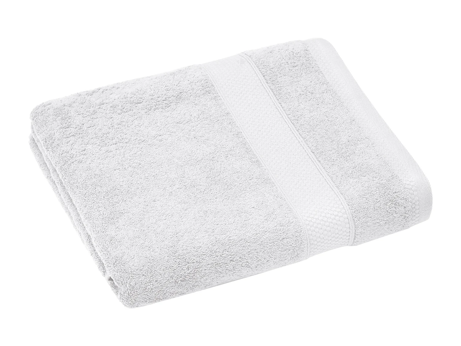 Serviette de toilette coton 550 g/m2 50x90 cm NAÏA Blanc