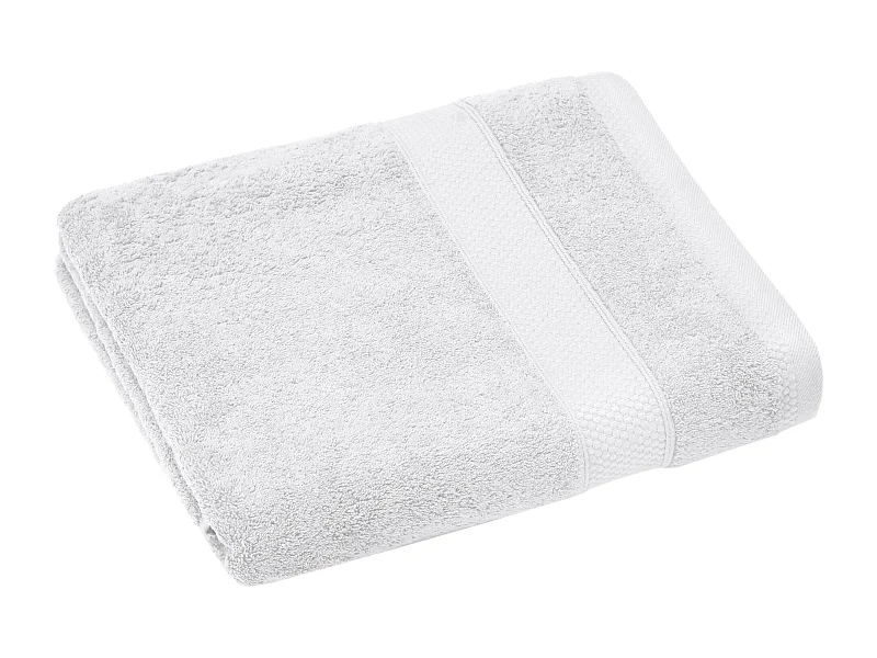 Serviette de toilette coton 550 g/m2 50x90 cm NAÏA Blanc