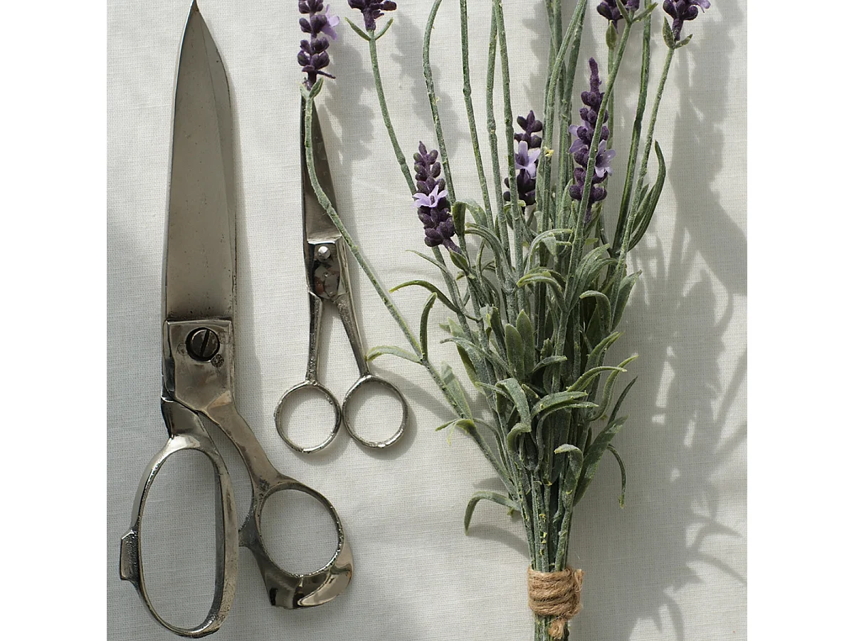 Ciseaux décoratifs Grand Format - Argenté