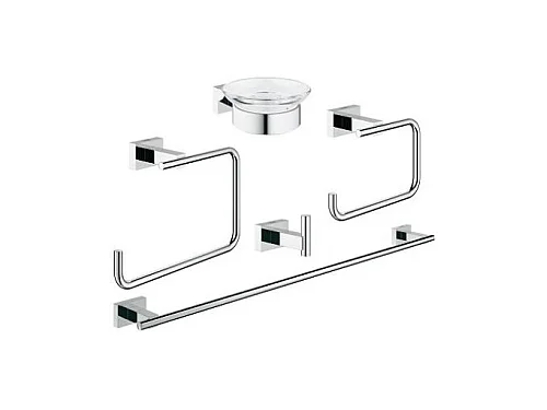 GROHE Set d'accessoires Essentials Cube 40758001, chrome