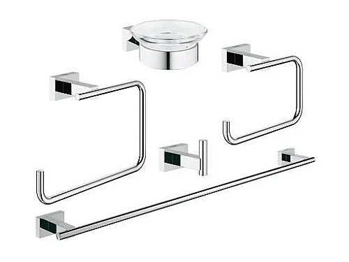 GROHE Set d'accessoires Essentials Cube 40758001, chrome