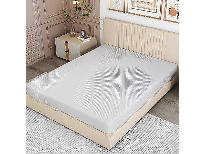 Matelas, couvre-lit avec particules antidérapantes et poignées certifié Oeko-Tex ergonomique respirant et durable dureté H3 140x200 cm