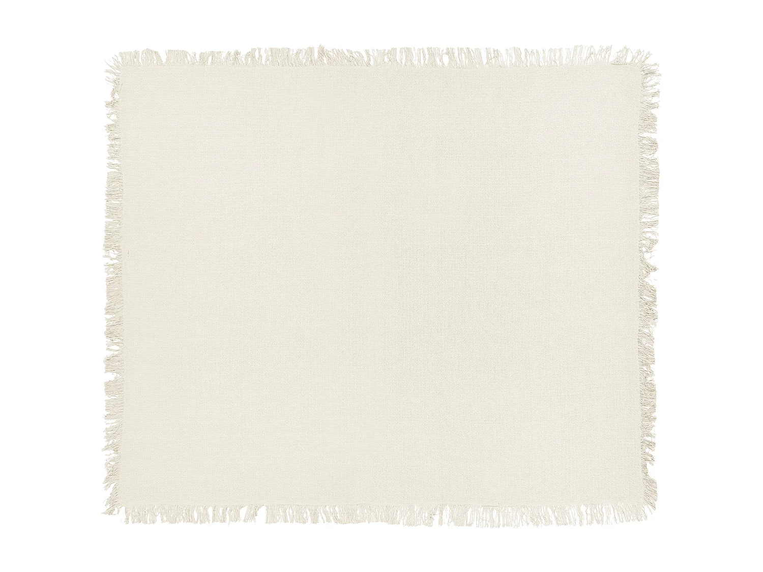 Couvre-lits YERBENT Coton 220 x 240 cm Blanc cassé