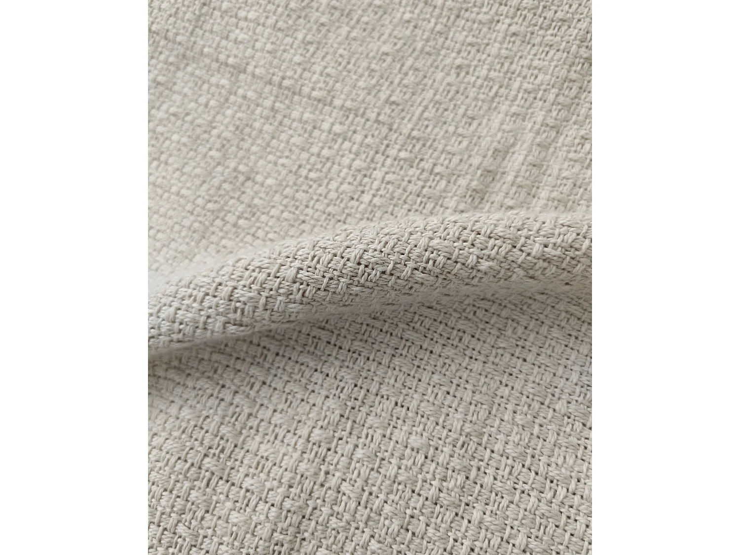 Couvre-lits YERBENT Coton 220 x 240 cm Blanc cassé