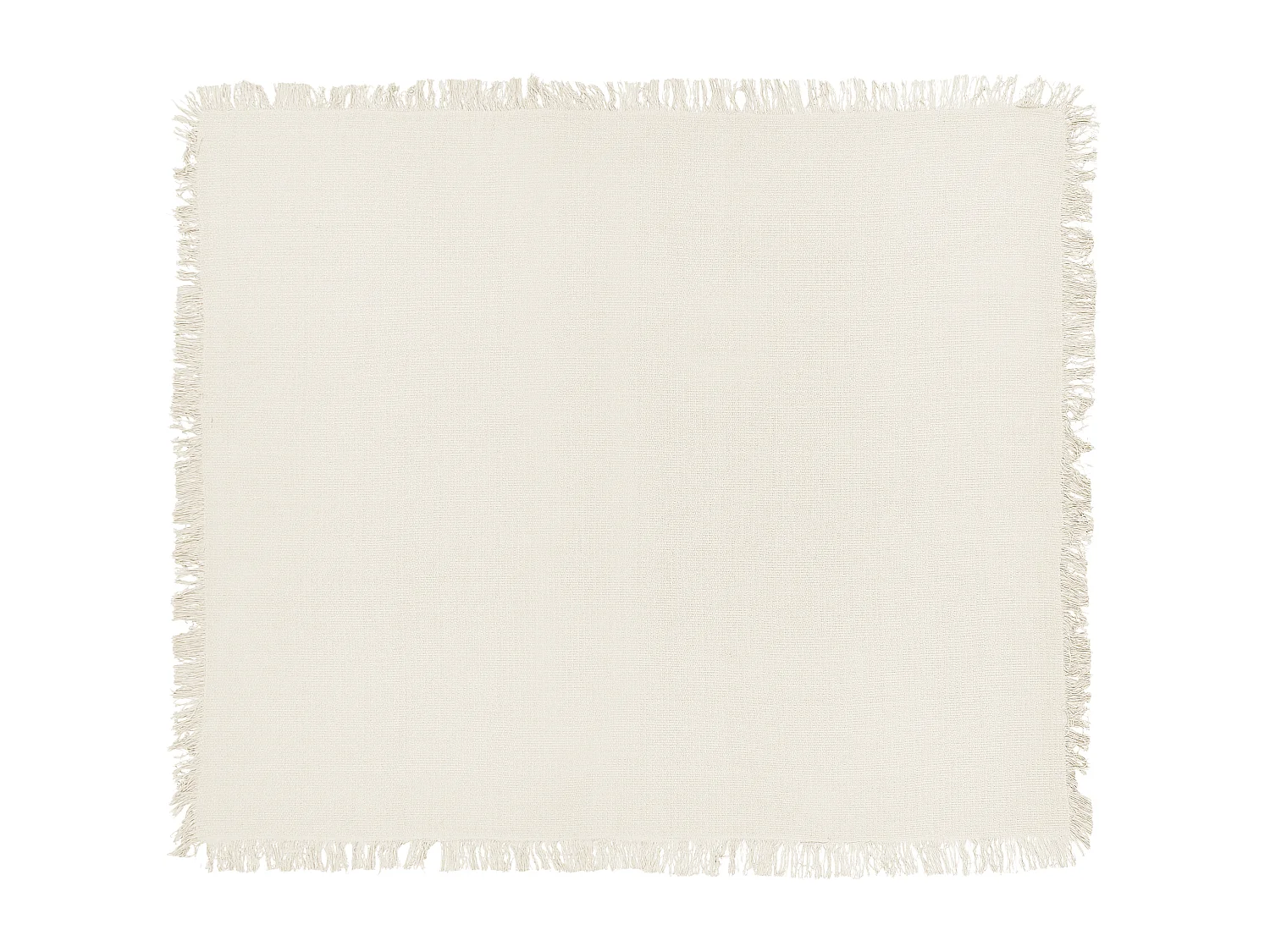 Bedspread YERBENT Cotton 220 x 240 cm Off-White