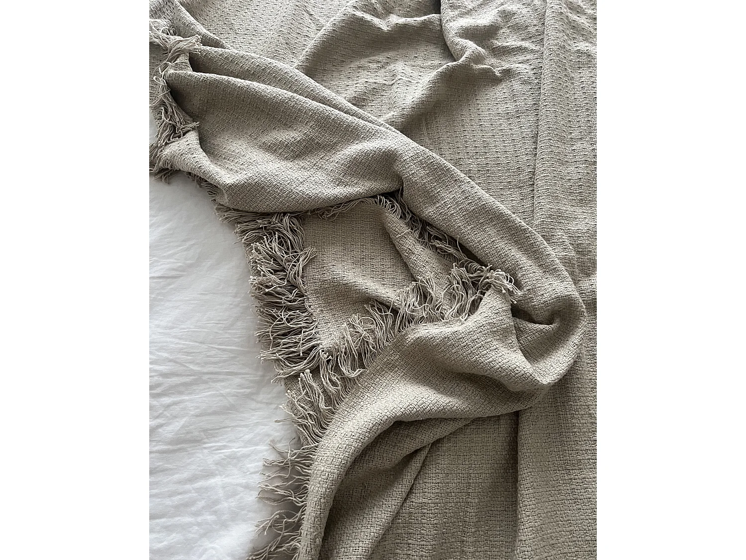 Couvre-lits YERBENT Coton 220 x 240 cm Taupe