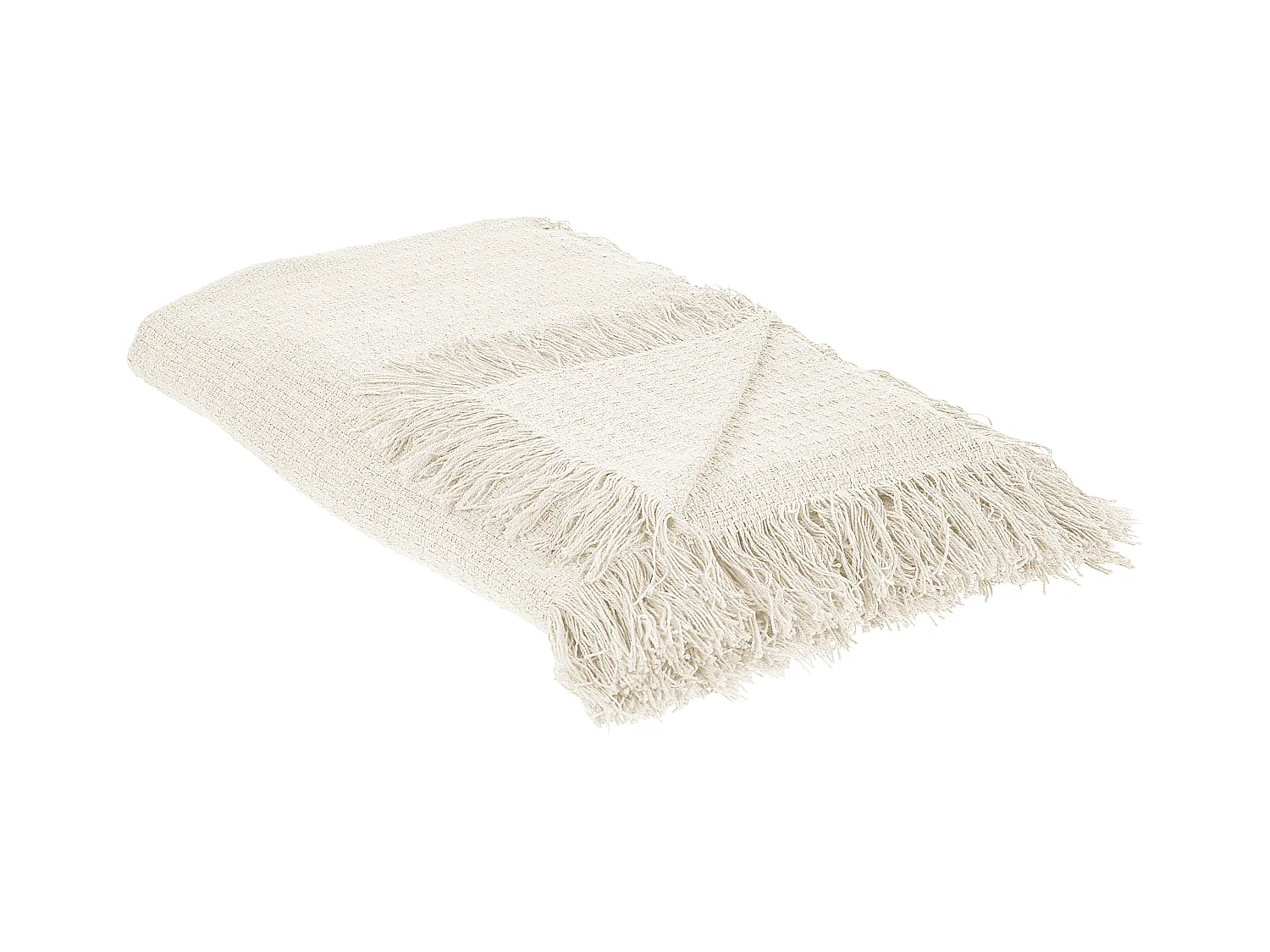 Couvre-lits YERBENT Coton 150 x 200 cm Blanc cassé