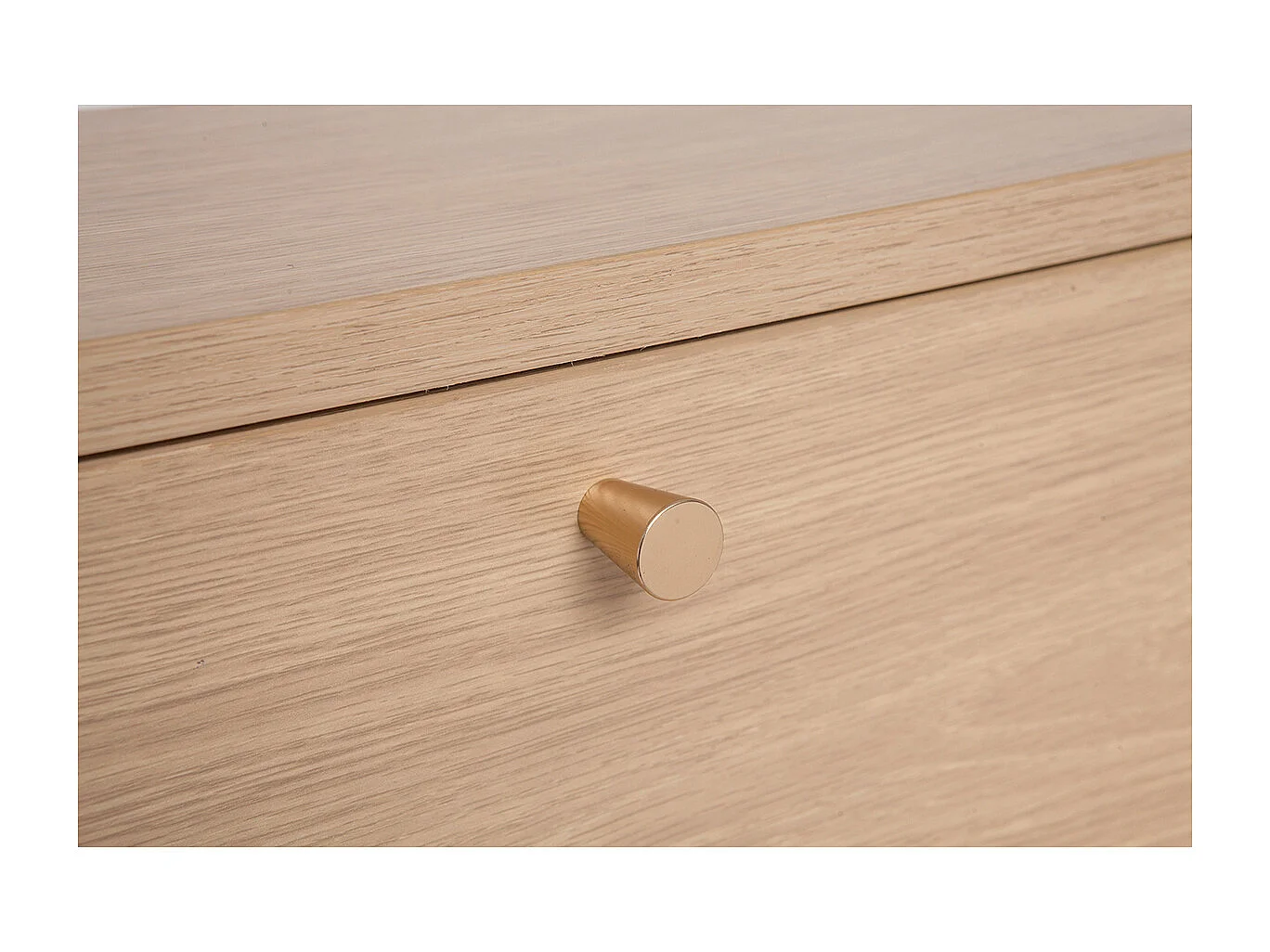 Zapatero con acabado de roble claro 126 cm SILVESTRE