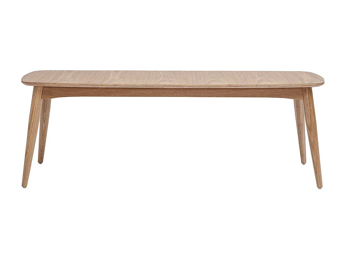 Banco estilo nórdico de fresno 130 cm de anchura NORDECO