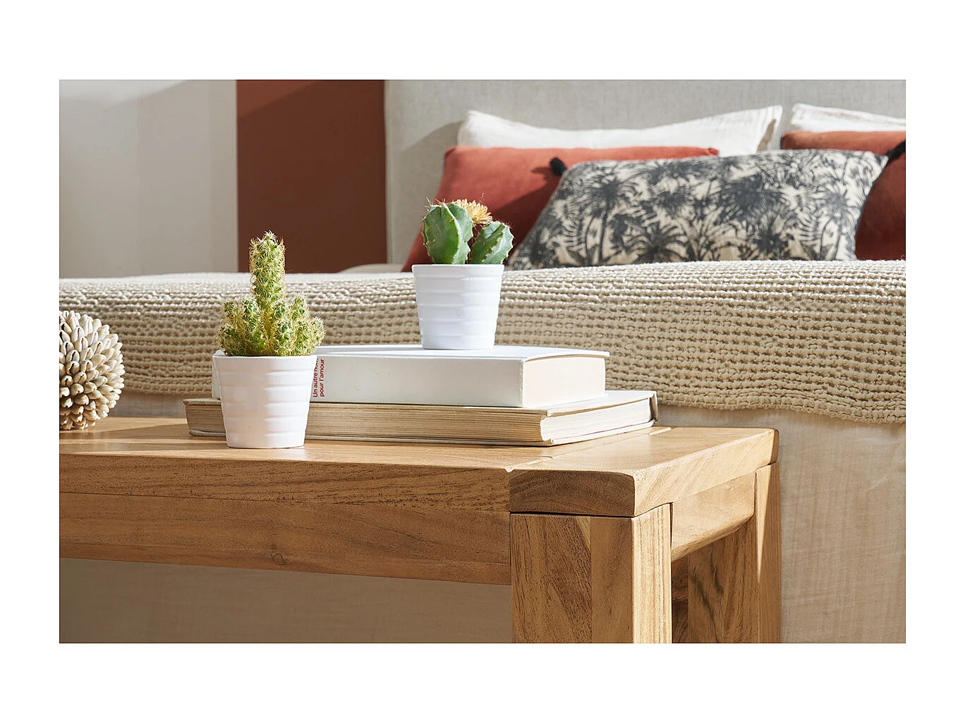 Banc en bois massif L95 cm BALTO