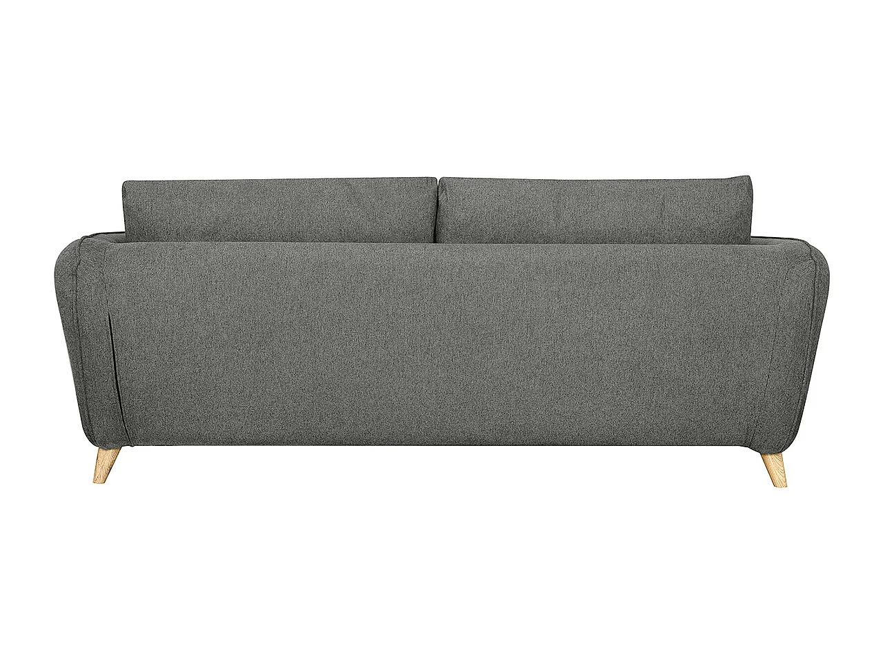 Schlafsofa skandinavisch 3 Plätze grau anthrazit CREEP