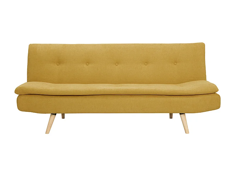 Divano convertibile design scandinavo 3 posti giallo SENSO