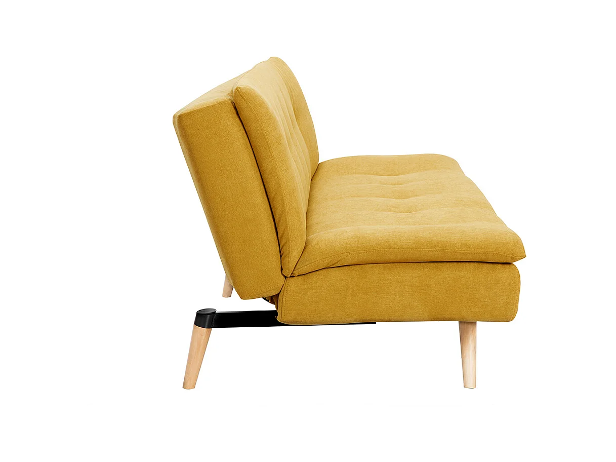 Sofá convertible nórdico 3 plazas amarillo SENSO