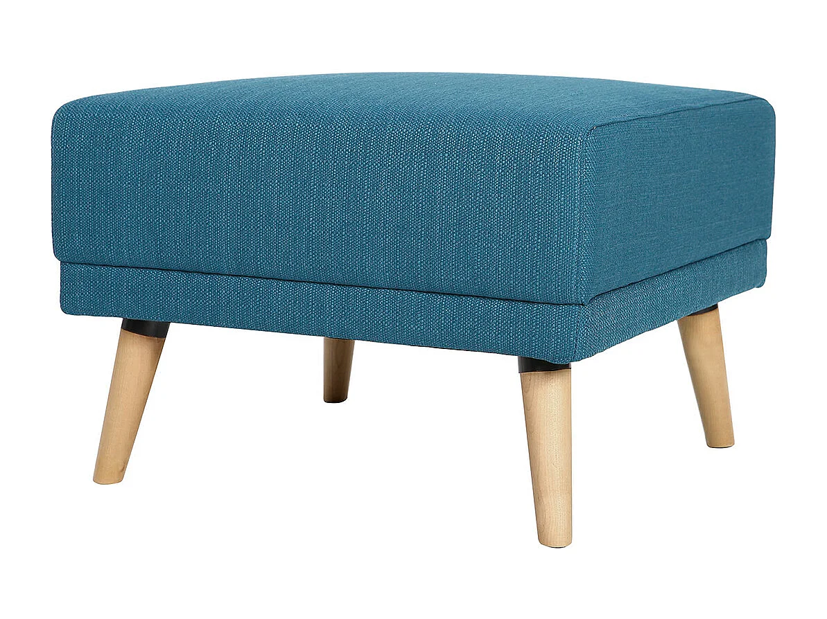Skandinavisches Eck-Schlafsofa entenblau ULLA
