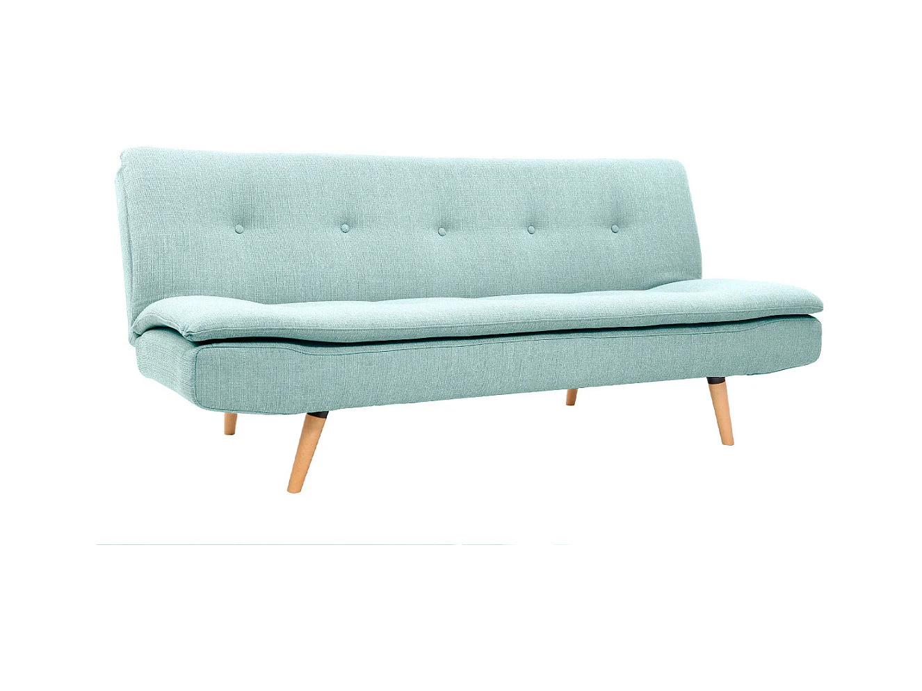 Schlafsofa skandinavisch 3 Plätze Lagunenblau SENSO