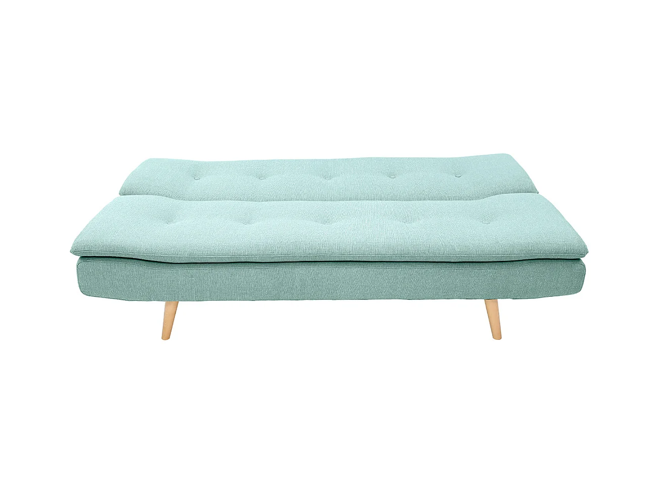 Schlafsofa skandinavisch 3 Plätze Lagunenblau SENSO