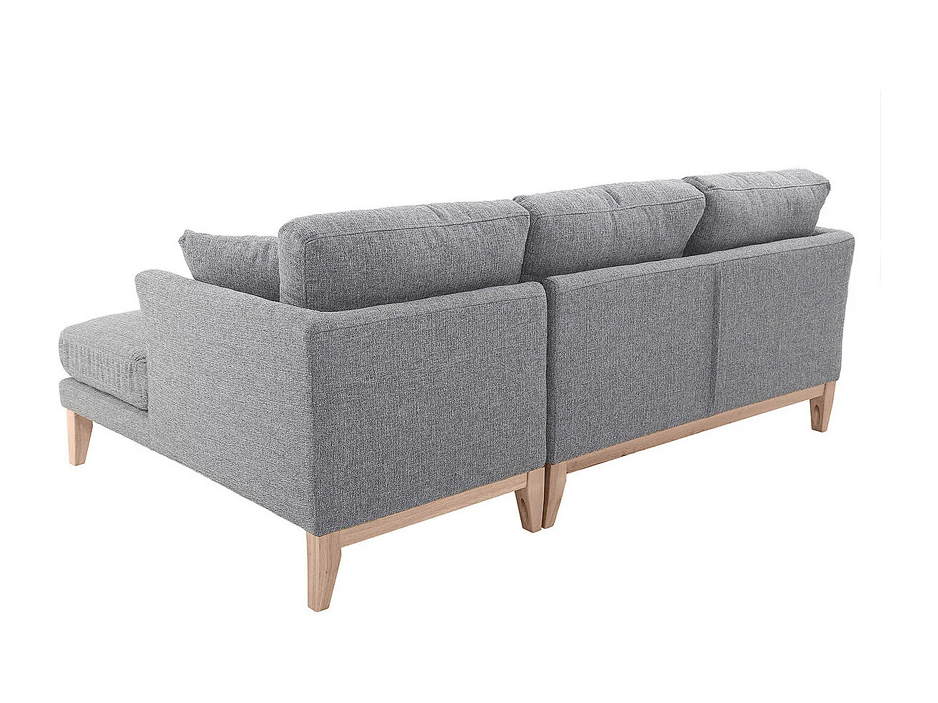 Divano con angolo destro scandinavo grigio chiaro OSLO