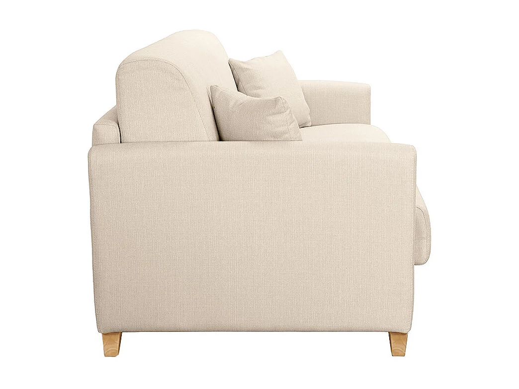 Schlafsofa 3 Plätze skandinavisch beige SKANDY