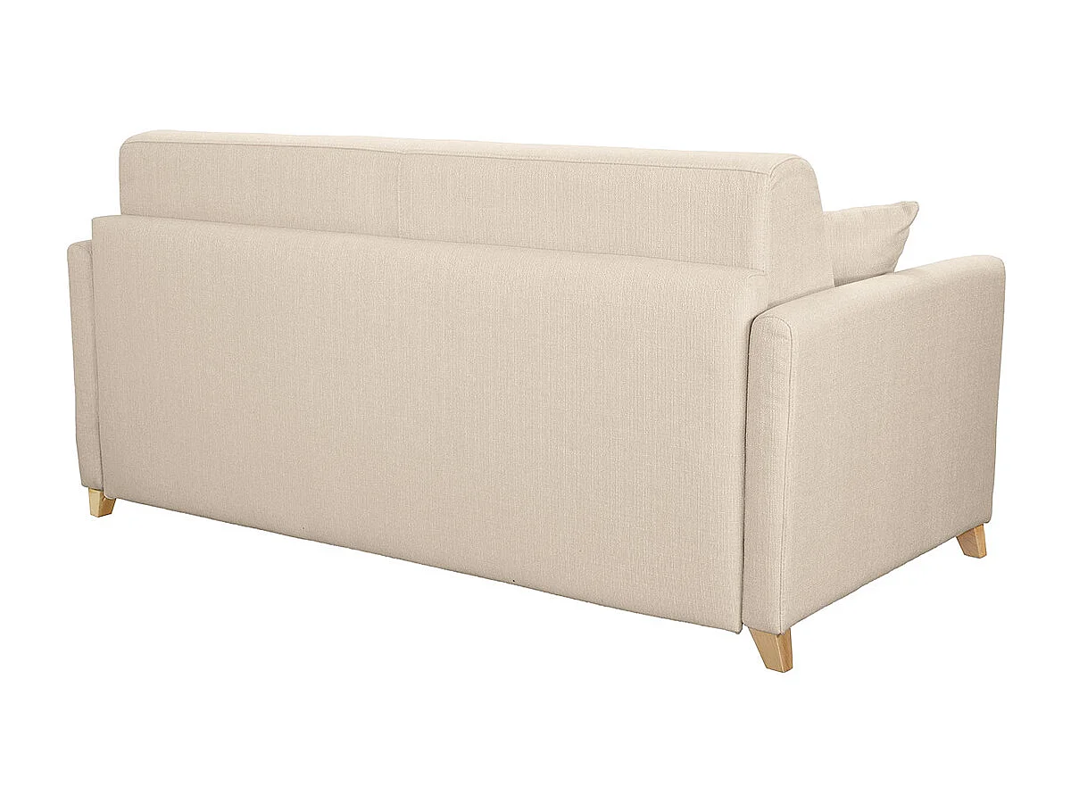 Schlafsofa 3 Plätze skandinavisch beige SKANDY