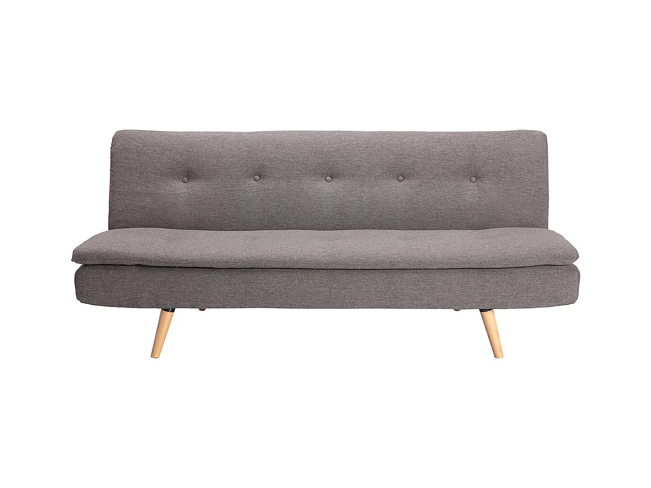 Divano convertibile design scandinavo 3 posti grigio scuro SENSO