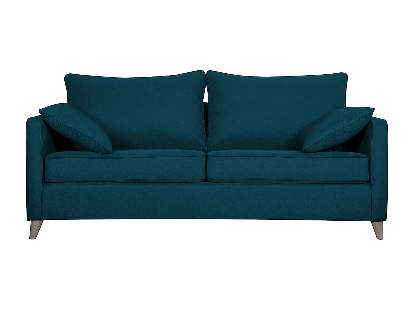Schlafsofa skandinavisch 3 Plätze blaugrün PAPEL