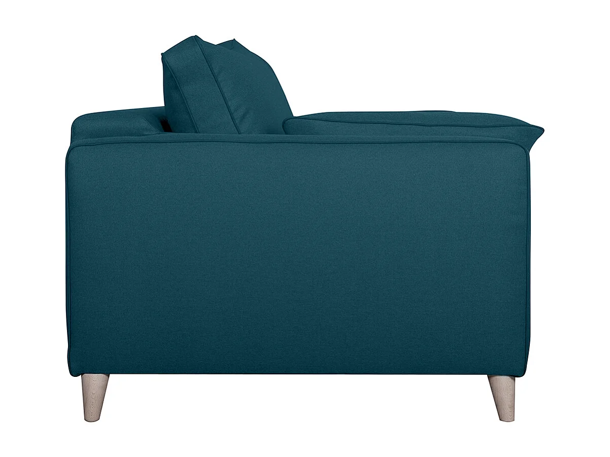 Sofá convertible nórdico 3 plazas azul petróleo PAPEL