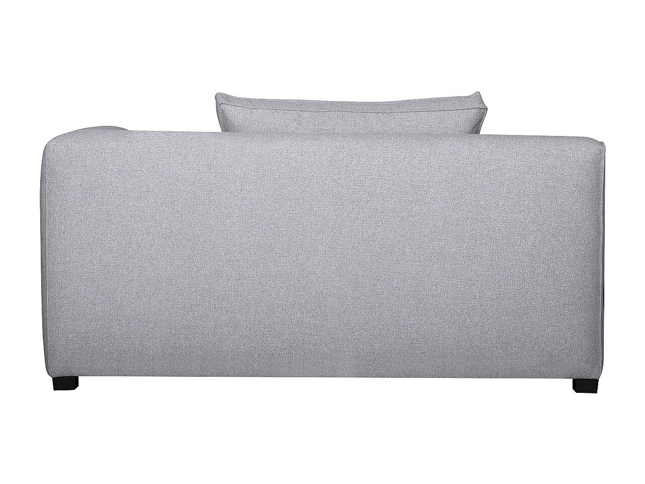 Module d'angle droit pour canapé en tissu gris clair PLURIEL
