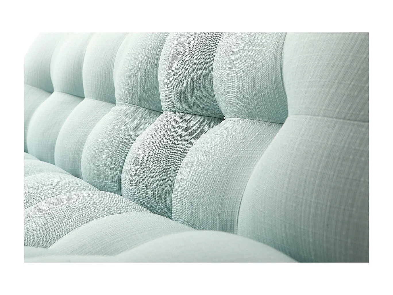 Design-Schlafsofa skandinavisch Grün und Eiche YUMI