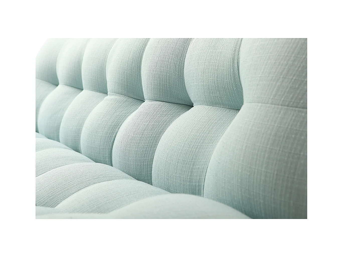 Sofá convertible diseño escandinavo verde agua YUMI