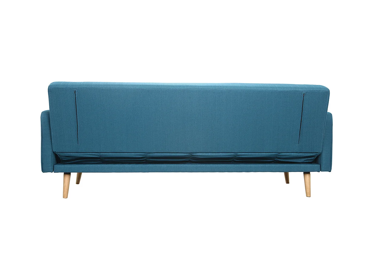 Sofá convertible 3 plazas diseño escandinavo azul ULLA