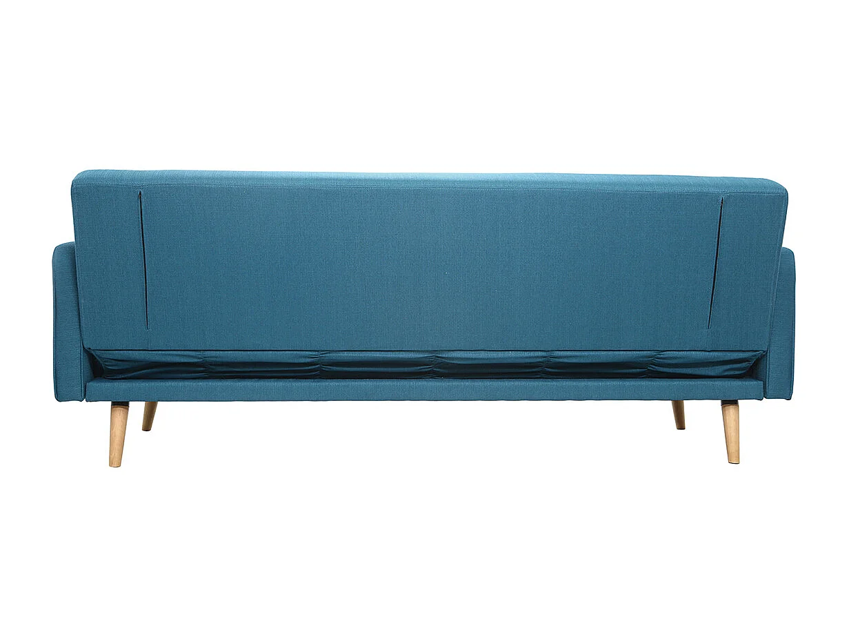 Sofa verstellbar 3 Plätze skandinavisches Design Blaugrün ULLA