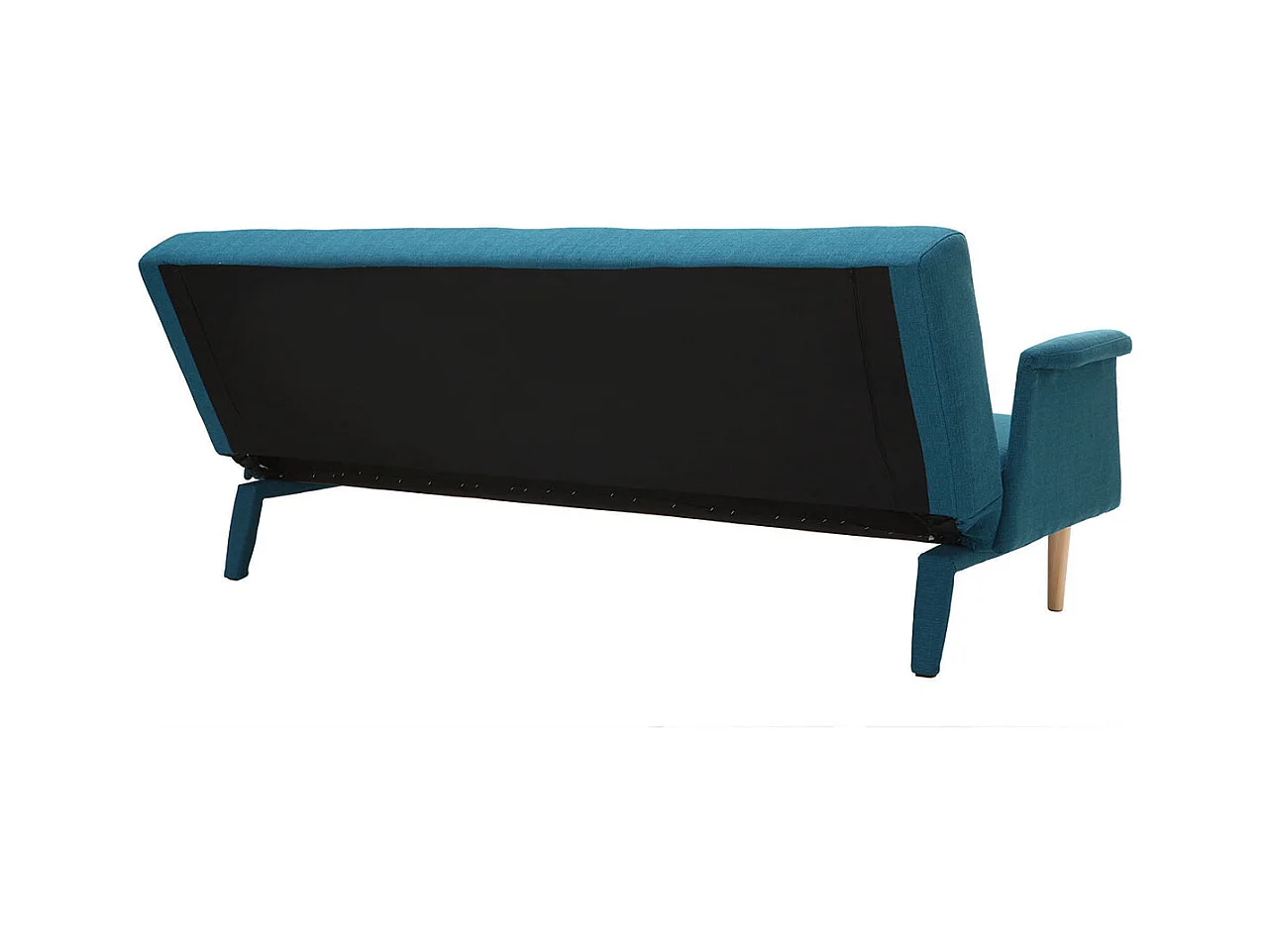 Sofá diseño convertible azul OSCAR