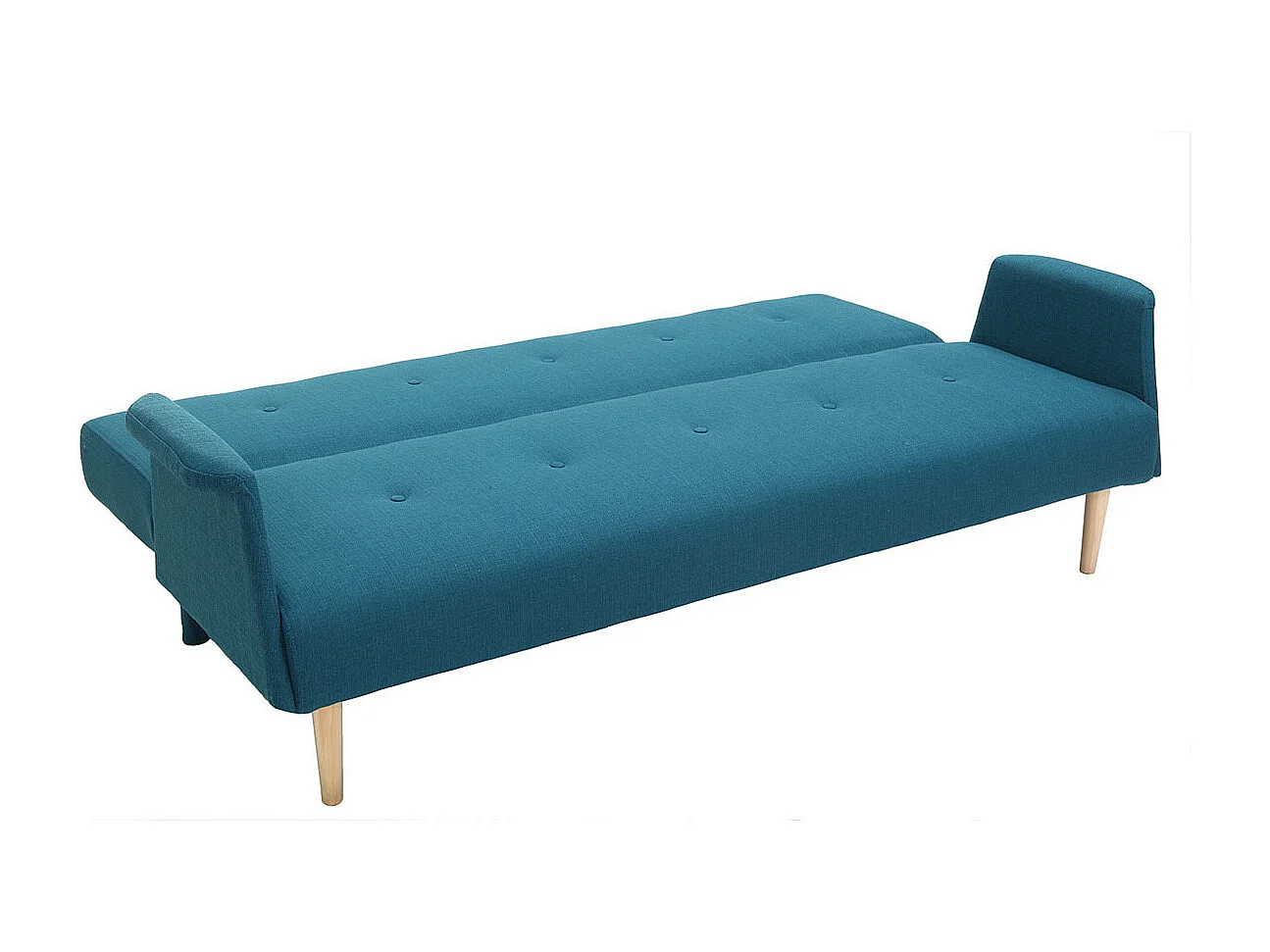 Sofá diseño convertible azul OSCAR