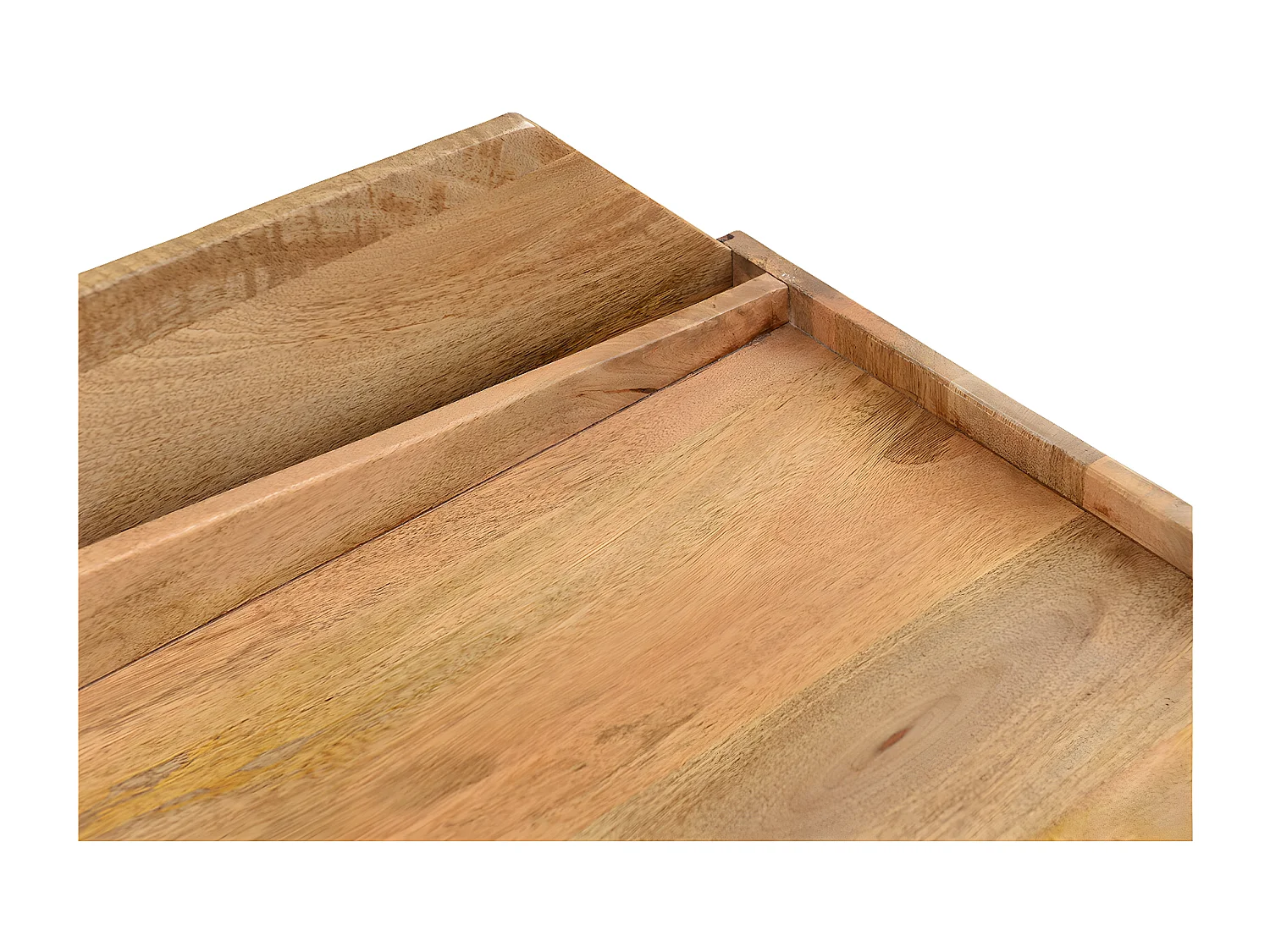 Buffet meuble de rangement vinyles en bois manguier massif L105 cm MATAHARI