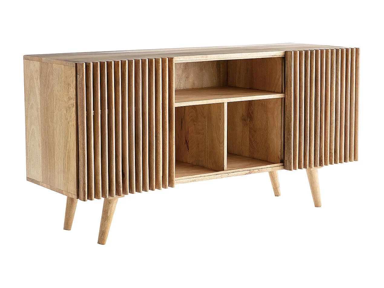 Credenza in mango con porte scorrevoli ALBA