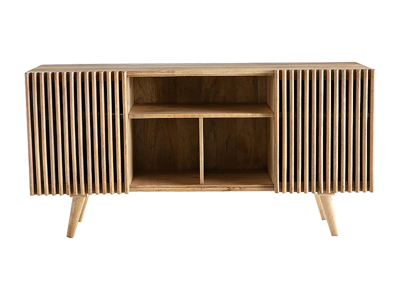 Credenza in mango con porte scorrevoli ALBA