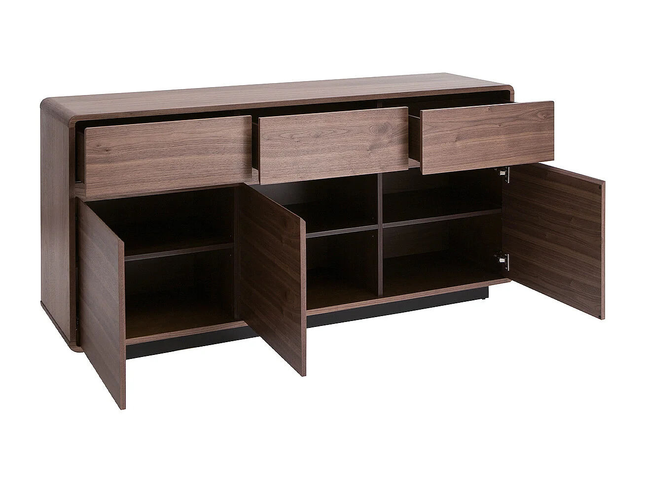 Vintage-Sideboard in Nussbaumoptik 160 cm JAKO