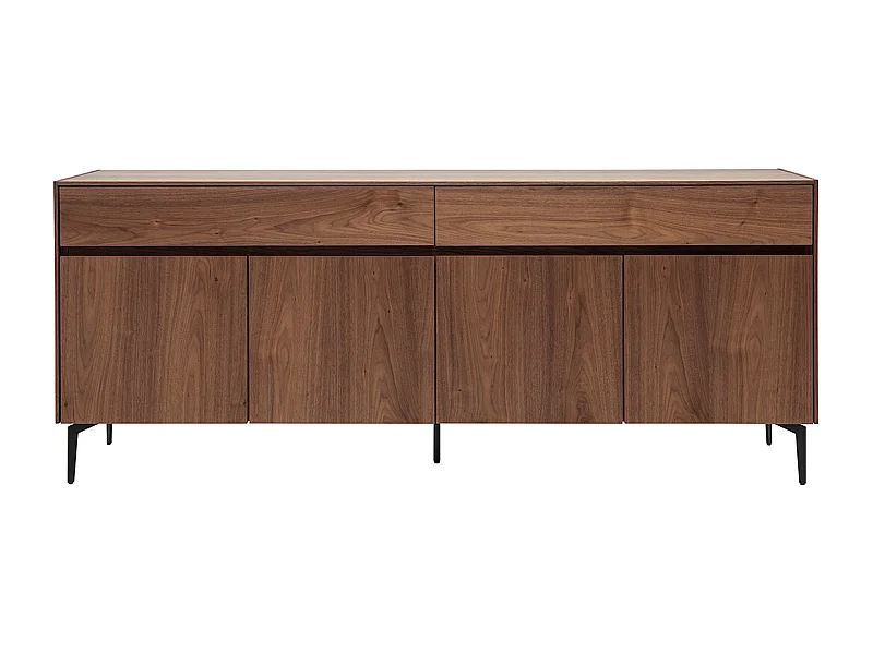 Design-Sideboard mit Walnussfurnier L180 cm BLISS