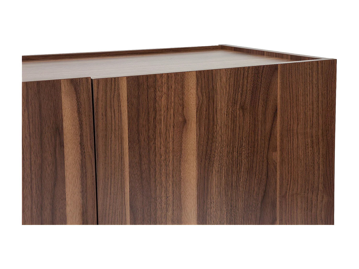 Buffet vintage en bois foncé 4 portes L180 cm SANAA