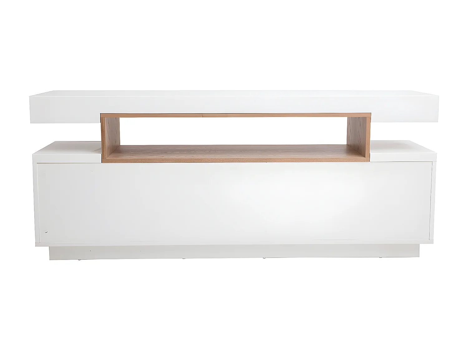 Designer-Anrichte und Holznische weiß matt LIVO