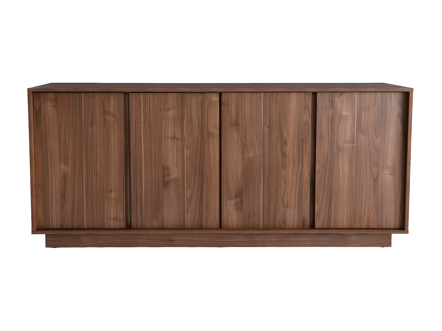 Aparador moderno chapado nogal L180 cm COMO