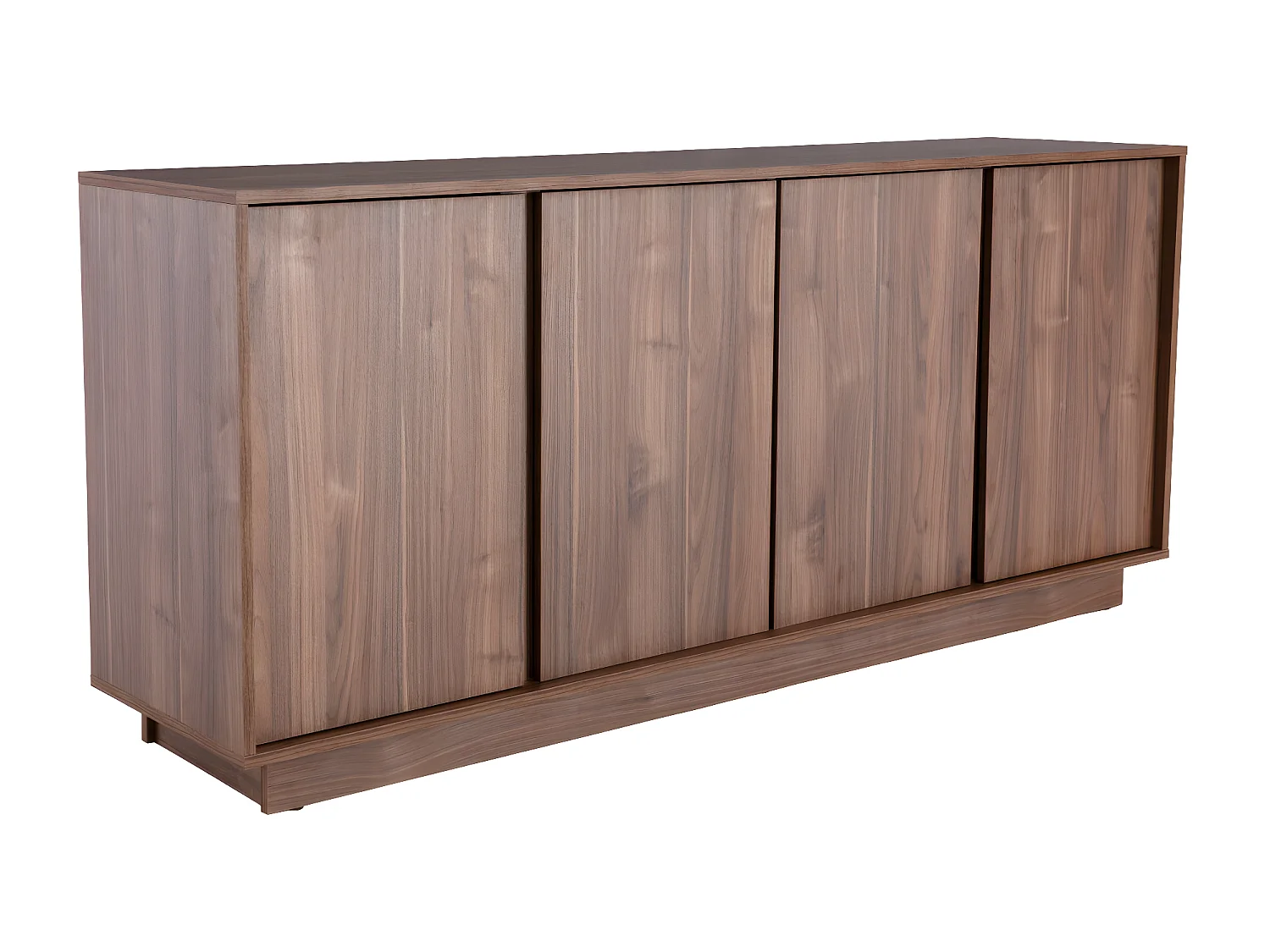 Aparador moderno chapado nogal L180 cm COMO