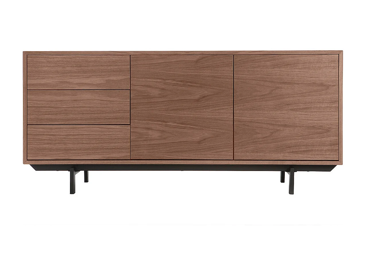 Aparador diseño vintage 160 cm nogal MANNY