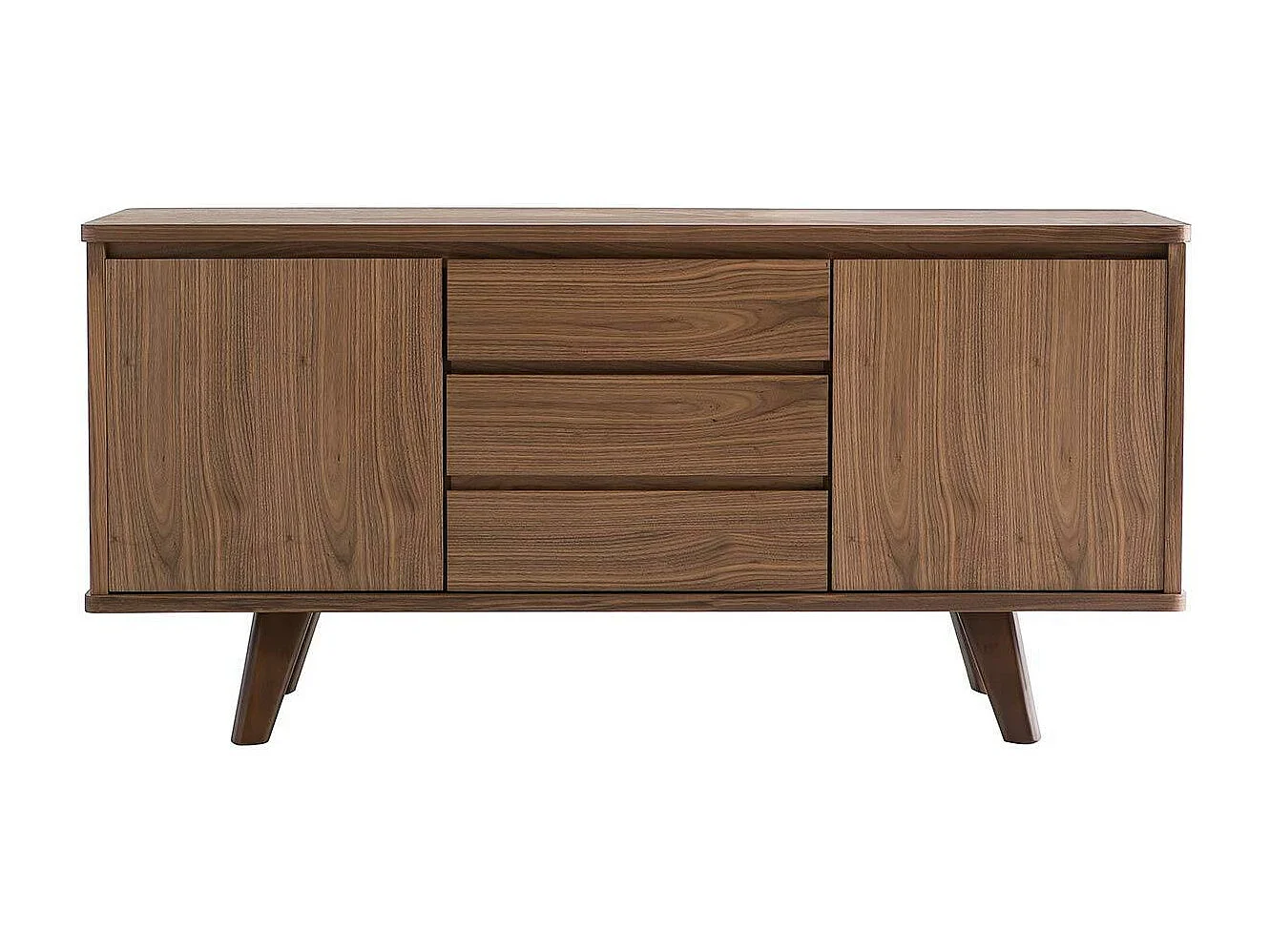 Design-Sideboard Nussbaum FIFTIES